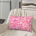 thumbnail image 5 of Salouo Love Print Print Pillow Case Cover,Wrinkle-Free Bed Pillow Cover Pack of 1 Home Decor Fade-Resistant and Stain-Resistant ,Pillows Not Included-14"x20", 5 of 6