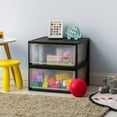 thumbnail image 4 of IRIS 47 Qt Extra Large Plastic Stacking Drawer, Stackable Storage Organizer Unit with Sliding Drawer for Bedroom, 4 of 8