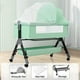 thumbnail image 1 of Foldable Baby Bed Crib Portable Bassinet Bedside Liftable Cradle Bed Playpen NewbornWith Changing Table Storage Bag Mosquito net My Lux Decor Round, 1 of 26