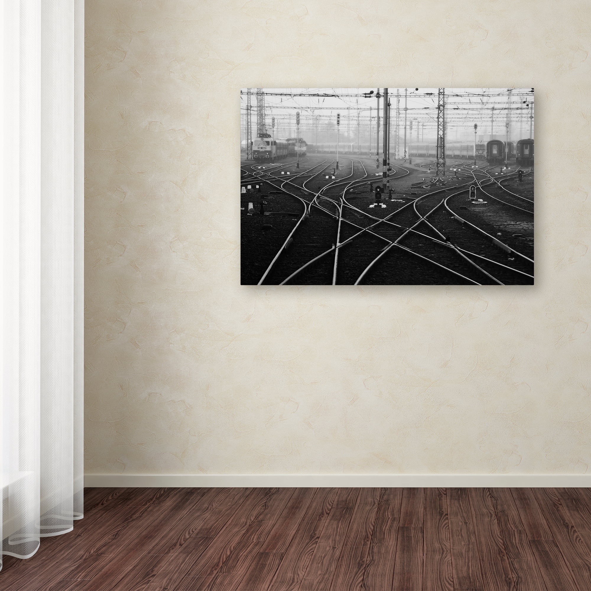 Nicoleta Gabor 'Im A November Passenger' Canvas Art
