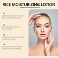 thumbnail image 4 of Crema facial hidratante de agua de arroz para todo tipo de piel, loción hidratante suave, refrescante y suavizante, repara y repone la elasticidad, previene la pérdida de humedad, 100 ml / 3.4 oz, 4 of 8