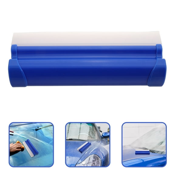 FUTUREORYY Ergonomic Handle 1Pack Silicone Squeegee Quick Drying for Glass 7.9x3.1x1.6in