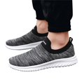 thumbnail image 4 of Men's Knitted Walking Shoes Lightweight Wide Width Sneakers Indoor Outdoor Workout Running Shoes Breathable S𝗅ip On Trainers Shoes Casual Non-S𝗅ip Athlet𝗂c Shoes, 4 of 9