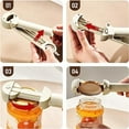 thumbnail image 3 of Bottle Opener, 3 In 1 Stainless Steel Retractable Jar Opener Adjustable Multifunctional Portable Beer Opener With Anti Slip Metal Saw Tooth And Thickened Handle For Restaurant Home, 3 of 8