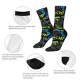 thumbnail image 3 of Vsdgher Off-Road Vehicle Crew Socks for Men & Women, Breathable Casual Athletic Ankle Socks, 3 of 6