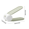 thumbnail image 4 of maskred Armoire à Chaussures Moderne à Double Couche Réglable Étagère Blanc Vert, 4 of 6