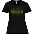 thumbnail image 3 of Inktastic Mardi Gras Mirror Words Women's Plus Size T-Shirt, 3 of 5