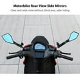 thumbnail image 3 of Motorcycle Rear View Side Mirrors, Motorcycle Handlebar End Mirror Rearview Mirrors Universal Motorcycle Mirrors for Motorbike, ATV, Dirt Bike, Fits 6mm 8mm 10mm, 3 of 8