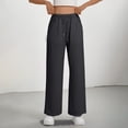 thumbnail image 2 of Cotton Sweatpants Women Camo Cargo Pants for Women Womens Wide Leg Sweatpants Yoga Work Pants for Women Casual Work Pants Women Cargo Scrub Pants for Women Dark Gray L, 2 of 7