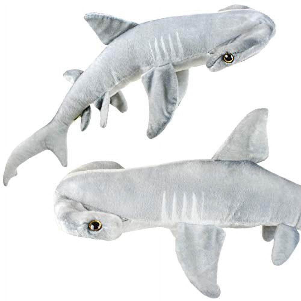 MC the Hammerhead Shark | Over 2 1/2 Foot Long Large Hammerhead Shark Stuffed Animal Plush | By TigerHart Toys
