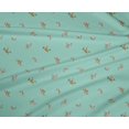 thumbnail image 4 of oneOone Polyester Lycra Fabric Leaves & Flower Floral Printed Craft Fabric BTY 56 Inch Wide, 4 of 4