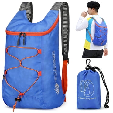10L Foldable Portable Backpack hiking Daypack Ultralight Splashproof Outdoor Travel Bag(Blue)