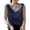 Navy, variant on Camisoles for Women Fashionable V Neck Loose Pullover Tank Tops For Women With Sleeveless Tops Workout Women Creme Color Boy Mom Tops for Women Top Dress Womens Cropped Athletic Top
