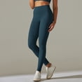 thumbnail image 3 of WILLBEST Pantalones de Yoga de Cintura Alta Sin Costuras Para Mujer, Diseño Calado, Leggings Ajustados Con Realce de Color Melocotón Para Entrenamiento Deportivo 545 Mediana, 3 of 5