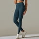 thumbnail image 4 of Pantalones de fitness para mujer con cintura alta, sin costuras y con abertura, que realzan las caderas, elásticos y transpirables, para yoga/running, tallas S-L, 4 of 6