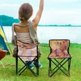 thumbnail image 5 of BZSMCE Camping Chairs Modern Vibrant Floral Symphony Pattern Folding chair, 5 of 8