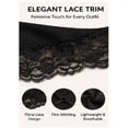 thumbnail image 5 of APEXFWDT 2 Pack Women's Half Slips for Under Dresses, Lace Trim Anti-Chafing Underskirt, Lightweight Non-Cling Above Knee Slip Dress Liners, 5 of 7