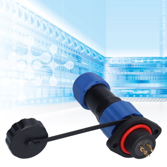 SP16 Flange Aviation Plug, IP68 Waterproof Connector with Solid Pins, Widely for Communication Equipment
