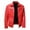 Red, variant on Herrnalise Men's Fashion Autumn Men's Leather Jackets Casual Tops Coats Red