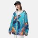 thumbnail image 3 of Balery Colorful Underwater Plant Turtle Sudadera ligera de manga larga con capucha y protección solar UPF 50+ para hombre y mujer, ideal para pesca y running-X-Large, 3 of 7