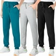 thumbnail image 1 of BIG ELEPHANT Pantalones Deportivos para Niños, Pantalones Deportivos de Algodón con Bolsillos y Cordón, Paquete de 3 (6-15 Años), 1 of 11