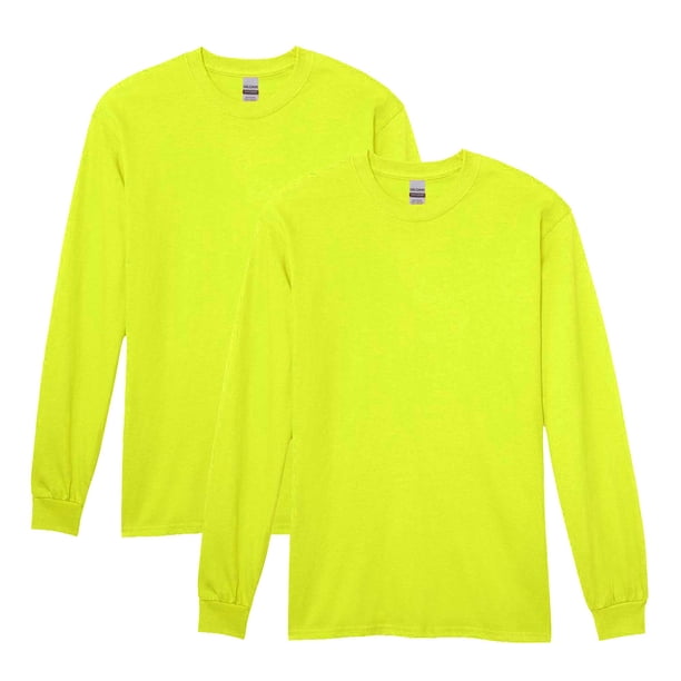 Remera Gildan Heavy Cotton Manga Larga G5400 2 Paquetes Verde