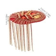 thumbnail image 2 of WHAMVOX 2Ud Hombreras Rojas Con Rhinestones Y Para De Trajes Y Chaquetas, 2 of 6