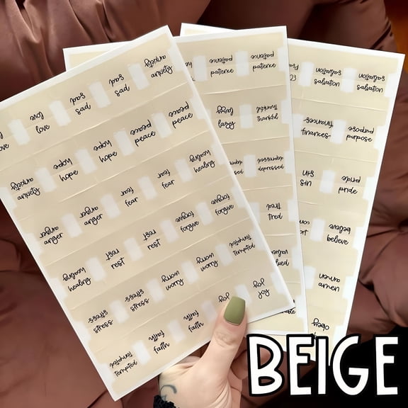 CCOCC Prayer Bible Tabs,2024 New Tabs For Women & Men Study Supplies For Easy Navigation Index Tabs For Reading Bookmark,Bible Tabs For Women