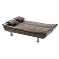 thumbnail image 5 of Glory Furniture Lionel Faux Leather Sleeper Sofa in Burgundy, 5 of 6