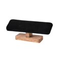 thumbnail image 4 of Expositor de pulseras, expositor de joyas, moderno expositor de pulseras con base de madera. Negro, 4 of 9