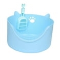 thumbnail image 4 of Caja de Arena para Gatos Salvador Abierta con Lados Altos Azul, 4 of 9