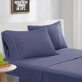 thumbnail image 2 of Intelligent Design ID20-699 Cotton Blend Jersey Knit Sheet Set Twin Navy,Twin, 2 of 3