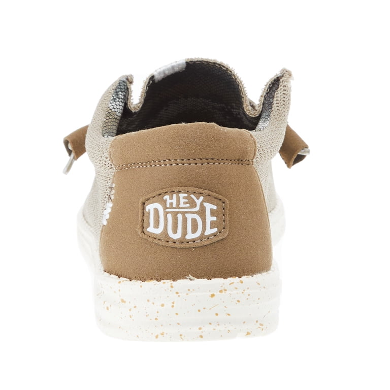 Hey Dude Wally Sox Stich Sand Slip On Low Knit Fabric Size 11 M Slip On Shoes Hey Dude Wally Sox Stich Sand Slip On Low Knit Fabric Size  main image 3