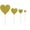 Gold, variant on Dvumao Home Decor, 70-Piece Heart Cocktail Picks - Wooden Heart Cocktail Picks Toothpick Skewers Appetizers - Fruit And Drink Decoration Christmas Party Supplies, Women Gifts