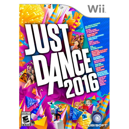 Just Dance 2016, Ubisoft, Nintendo Wii, (Best Dance Mat Game For Wii)