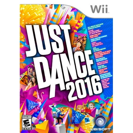 Just Dance 2016, Ubisoft, Nintendo Wii, (Best Wii Dance Mat Games)