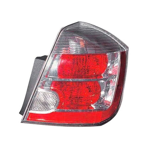 Right Tail Light Housing - Compatible with 2007 - 2009 Nissan Sentra 2.0L 4-Cylinder 2008