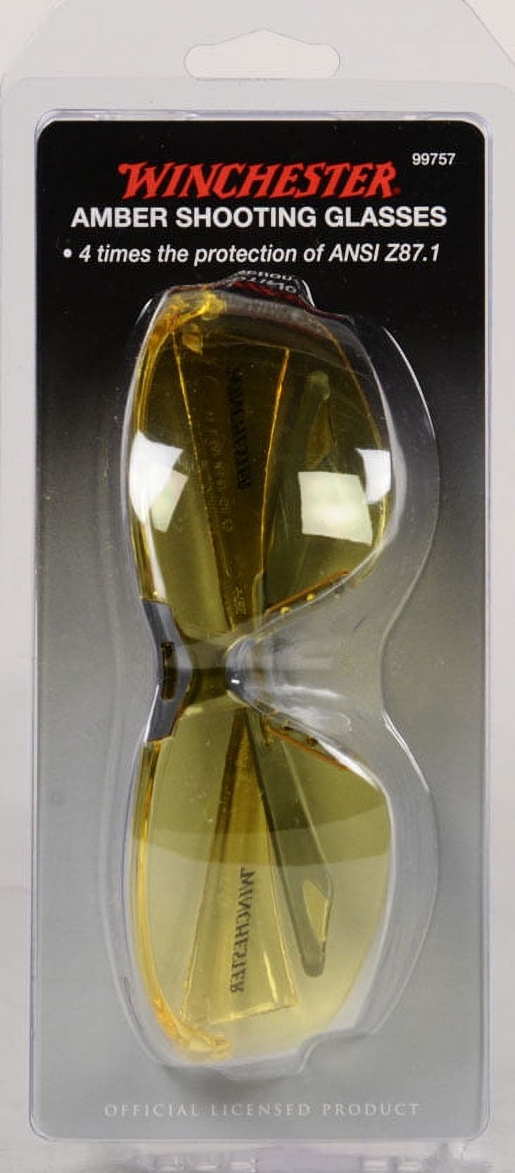 Winchester Adult Amber Shooting Glasses Ballistic