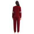 thumbnail image 3 of WBQ Women's Maternity Nursing Pajamas Set Double Layers Breastfeeding Pj Set Long Sleeve Pregnancy Sleepwear Tops with Long Pants Loungewear Pjs Set, S-3XL, 3 of 8