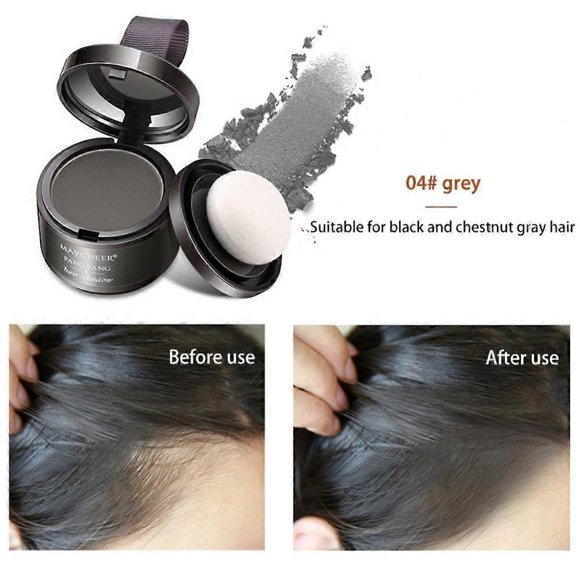 1PC NEW Hairline Powder Water Proof Hair Line Shadow Eyebrow Powder Black&Brown Unisex Instantly