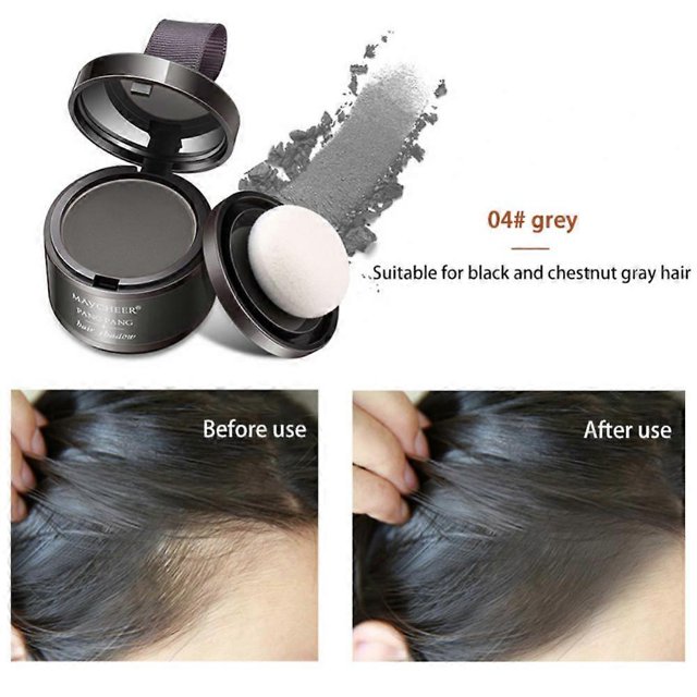 1PC NEW Hairline Powder Water Proof Hair Line Shadow Eyebrow Powder Black&Brown Unisex Instantly