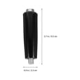 thumbnail image 2 of 2pcs Lathe Crank Handle with Threaded Rotating Grip, Replacement Handles for Machine Tools, 2 of 2