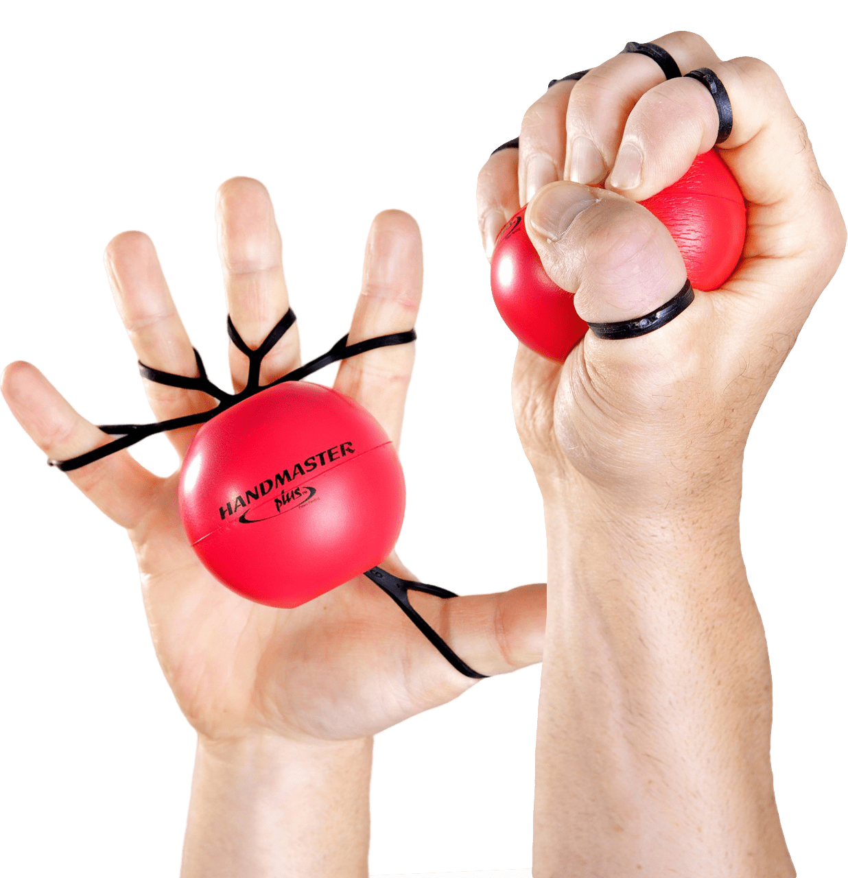 HandMaster Plus 2-Pack Exerciser Set for Post-Treatment Recovery and Training for Stability & Performance of the Finger, Thumb, Hand, Wrist, Carpal Tunnel, Forearm & Elbow.