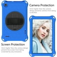 thumbnail image 3 of Allytech Fire 7 Case 2019 9th Generation, Fire 7 Case for Kids, Rugged Protection Kickstand Shockproof Shoulder Strap Kids Friendly EVA Silicone Cover for Amazon Fire 9 2019/2017/2105, Blue/Black, 3 of 6