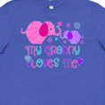 thumbnail image 4 of Inktastic My Granny Loves Me- cute elephants Youth T-Shirt, 4 of 5