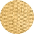 thumbnail image 1 of Ahgly Company Indoor Round Solid Brown Modern Area Rugs, 3' Round, 1 of 4