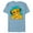 Ocean Blue, variant on Disney The Lion King Young Simba Resting Blue 90s - Short Sleeve Blended T-Shirt for Adults - Customized-Yellow
