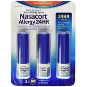 Nasacort Allergy 24hr Non-Drip Nasal Spray (120 Sprays, 3 pk.)