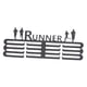 thumbnail image 5 of Colgador de medallas para pared, organizador de medallas, estante resistente de hierro negro, para deportes 4 corredores, 5 of 9