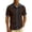 Coffee#cotton linen shirts for men, variant on Mens Short Sleeve Casual Button Down Shirts Cotton Linen Untucked Dress Shirt Stylish Summer Tops Army Green S